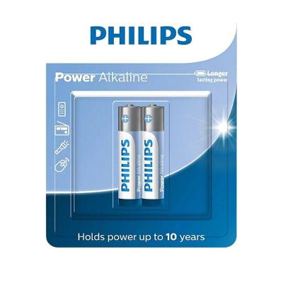 Pilha Alcalina Aaa Philips Com 2 Unidades