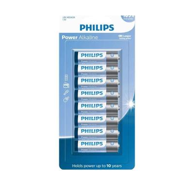 Pilha Alcalina Aa Philips Com 16 Unidades