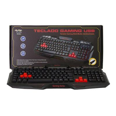 Teclado Gamer Braview Tco801 Multimídia Usb Verde