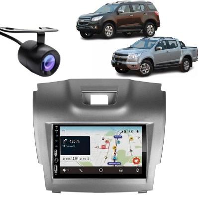 Central Multimídia Automotiva 2DIN 7810H 710H com Bluetooth USB Auxiliar SD e Câmera de Ré Grafite