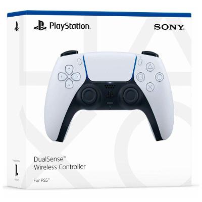 Controle Sony Playstation Dualsense Sem Fio Branco - P/ Pc E Ps5