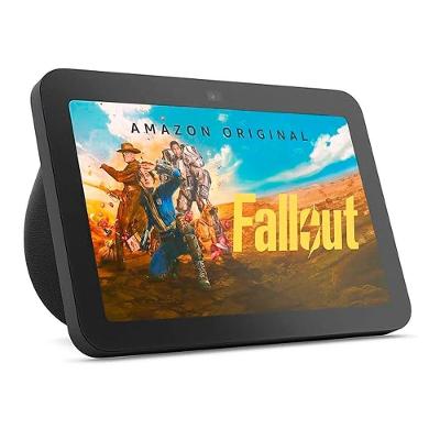 Caixa De Som Inteligente Com Tela Amazon Echo Show 8 Alexa 3a Geração Preto