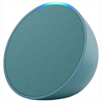 Caixa De Som Inteligente Amazon Echo Pop Com Alexa Azul