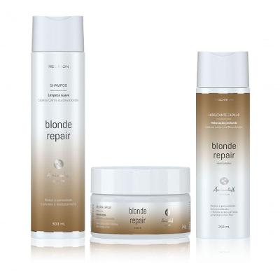 Red Iron Blonde Repair Kit Shampoo Condicionador E Mascara 300ml