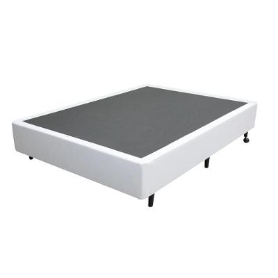Cama Base Box Casal Branco Sintético 38x138x188