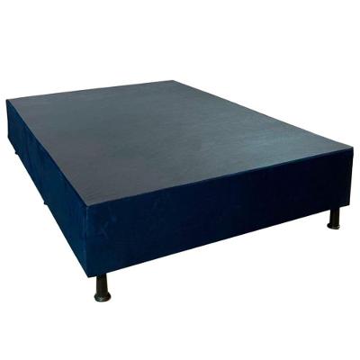 Cama Base Box Casal Azul 38x138x188