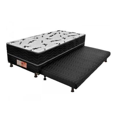 Bicama Solteiro Colchão Conjugado - 5cm - Com Cama Auxiliar