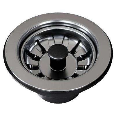 Válvula De Escoamento Para Cozinha Americana Prateado Polido Docol 3.1/2"