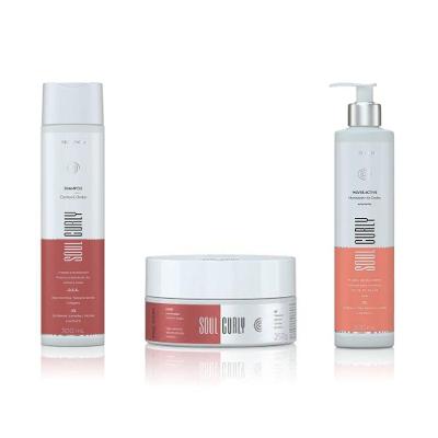 Red Iron Soul Curly Shampoo + Mascara + Ativador Cachos Waves Active