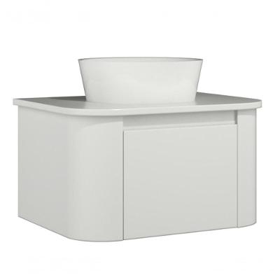 Gabinete Suspenso Para Banheiro Estela 1g 60cm Branco