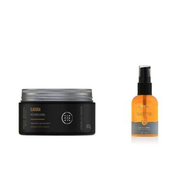 Red Iron Kit Inner Man Pomada  Modeladora Classica + Oleo De Barba 80g