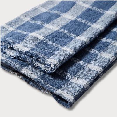 Pano De Chão Xadrez Kit Com 05 Saco Grande Alvejado Duplo 65x40cm Para Limpeza Algodão