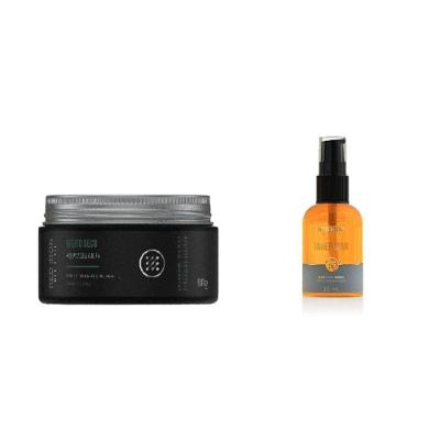 Red Iron Kit Inner Man Pomada Efeito Seco + Oleo De Barba 80g