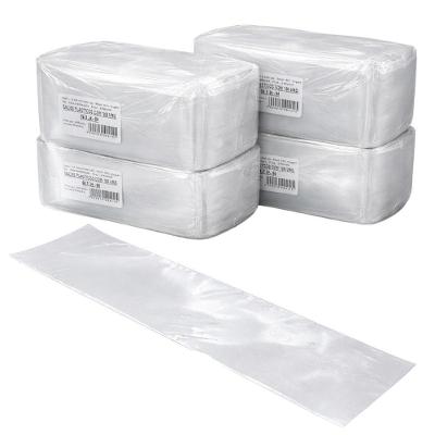 Saquinho Para Gelinho 6x30cm 1600 Unid Plástico Transparente Pebd Saco De Sacolé Gourmet