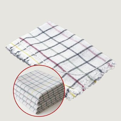 Kit 05 Panos De Chão Quadriculado Grande 65x43cm Multiuso Para Limpeza Alvejado Grosso