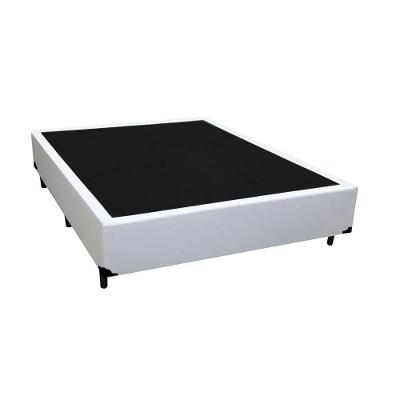 Base Box Casal Sintético Branco 38x138x188