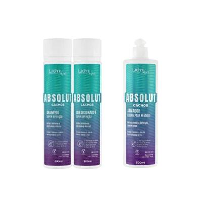 Light Hair Absolut Shampoo+condicionador+ativador Cachos