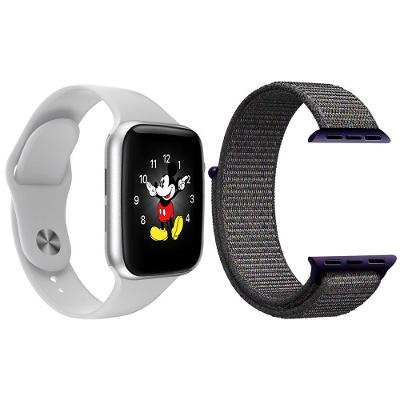 Kit Smartwatch Ld5 Branco +Pulseira Azul Marinho