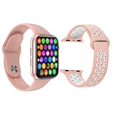 Kit 1 Smartwatch Iwo9 Lite Rosa Android Ios+Pulseira Rosa
