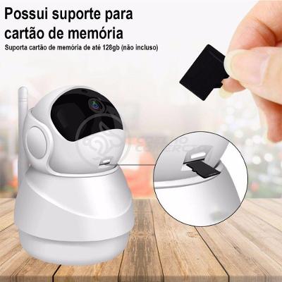 Câmera Ip C360 De Segurança Wifi Robô Hd 1080P - 8166Xp