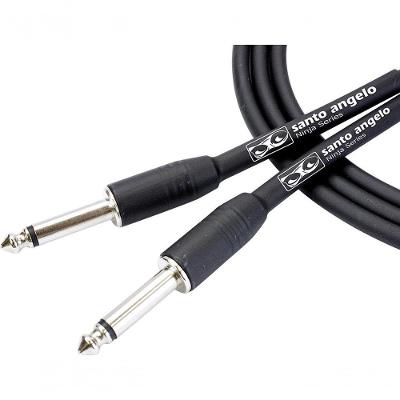 Cabo De Guitarra Ninja Cable 0,20 Mm Conector P10-p10 15ft 4,57 Metros Preto