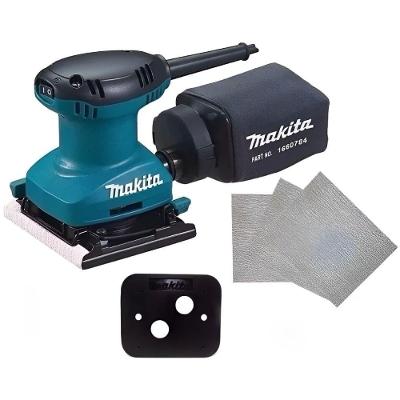 Lixadeira Orbital 180 Watts com Dupla Isolação E Saco Coletor Bo4557 Makita 220V 