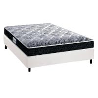 Cama Box Casal: Colchão Espuma Probel D33/EP  Advanced Tech1500 + Base CRC Suede White(138x188) - 1