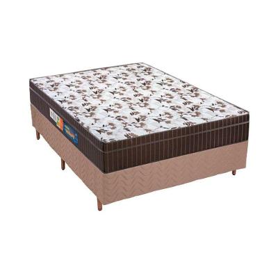 Cama Box Casal: Colchão Ortopédico Polar D28/EP Orthoface + Base CRC Fantasy Clean(138x188)