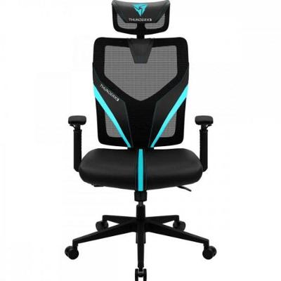 Cadeira Ergonomica Yama1 Preta/Cyan Thunderx3