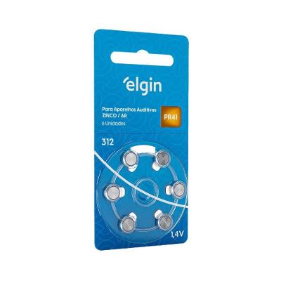 Bateria Auditiva De Zinco 312 Pr41 - 1,4v Blister Com 6 Unidades