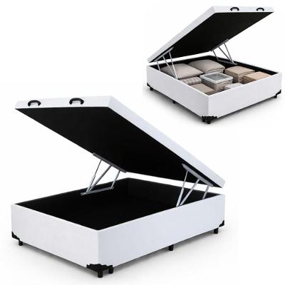 Cama Box Baú Casal Corino (138x188) Reforçada - Branco
