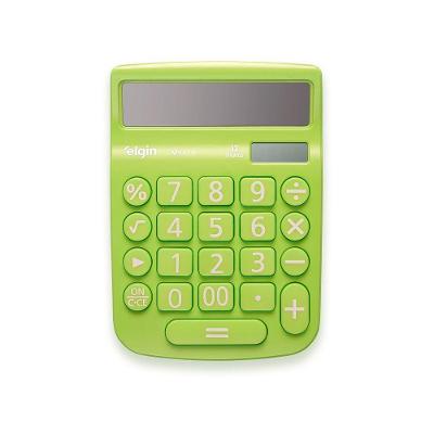 Calculadora Mv4136 - 12 Dígitos Função Correção Verde