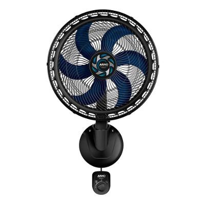 Ventilador de Parede Arno 50cm 6 Pás 3 Velocidades Preto Vb51 220V
