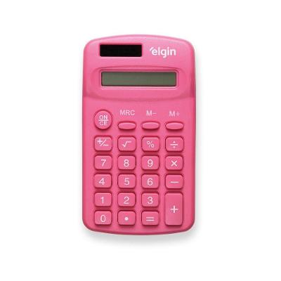 Calculadora De Bolso - 8 Dígitos Desligamento Automático Rosa