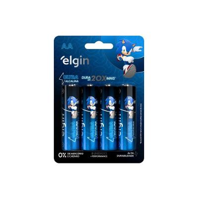 Pilha Ultra Alcalina Aa – Cartela Com 8 Unidades Comum 