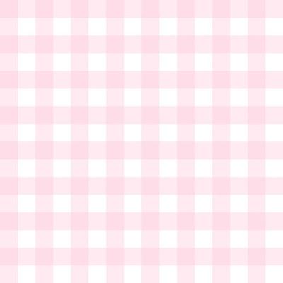 Papel De Parede Doce Estilo Xadrez Rosa 82267