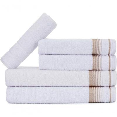 Jogo De Toalhas Luxury Soft Beka 360 G-m2 2 Banho + 2 Rosto + 1 Piso Luxo Branco