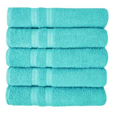 Kit Hotel 5 Toalhas Super Grossa E Felpuda 80x150cm Beka Verde Claro