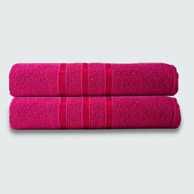 Toalhas P- Secar Pet 2 Peças Beka 70x125 Cm 100% Algodão Rosa Pink