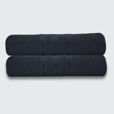 Toalhas P- Secar Pet 2 Peças Beka 70x125 Cm 100% Algodão Preto