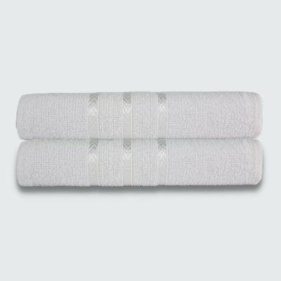 Toalhas P- Secar Pet 2 Peças Beka 70x125 Cm 100% Algodão Branco