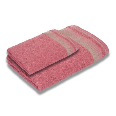 Jogo Com 2 Toalhas Luxury Soft Beka 360 G-m2 1 Banho + 1 Rosto Luxo Rosê