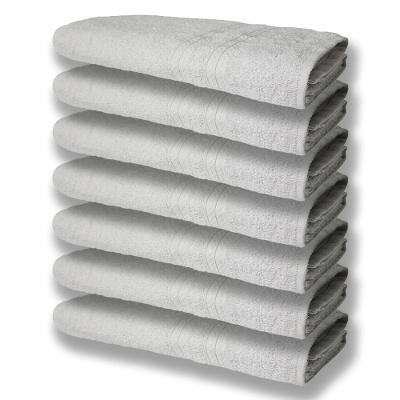 7 Toalhas Grande Super Felpudas E Grossa 80x150 Itália Soft Beka - Branco