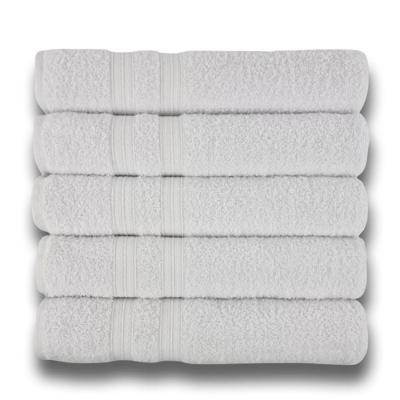 Kit 5 Toalhas Super Grossa Felpuda E Macia 80x150cm Beka Branco