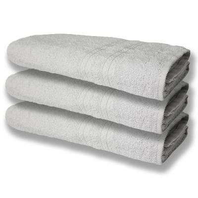 3 Toalhas Super Felpudas Grande E Grossa Algodão 80x150 Itália Soft Beka - Branco
