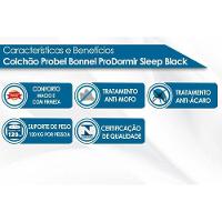 Cama Box Viúva: Colchão Molas Probel Prolastic ProDormir Sleep + Base CRC Suede Marrom(128x188)