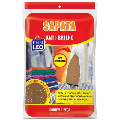 Sapata Anti Brilho para Ferro de Passar Plast Leo 590 para Proteção de Roupas Delicadas com Ajuste