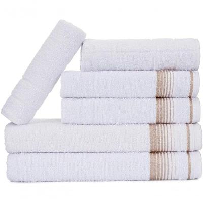 Jogo De Toalhas Luxury Soft Beka 360 G-m2 2 Banho + 2 Rosto + 2 Piso Luxo Branco