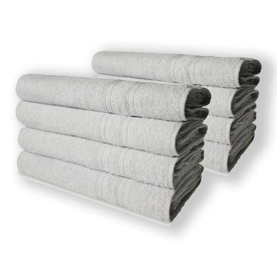Kit 8 Toalhas De Banho Itália Soft 100% Algodão 430g-m 80x150cm - Branco