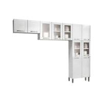 Cozinha Modulada Completa Múltipla 3 Peças (2 Armários + 1 Paneleiro) Cpt96 Branco - Bertolini - 1